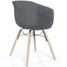 Eetkamerstoel - Scandinavisch Design - Natuurlijke Houten Poten - Polin image 7