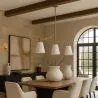 Hanglamp in Metaal Oudgoud met 3 Kappen - Bubles image 7