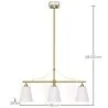 Hanglamp in Metaal Oudgoud met 3 Kappen - Bubles image 7