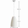 Hanglamp - Minimalistisch ontwerp - Steen-effect afwerking - Sinur I image 7