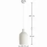 Hanglamp - Minimalistisch ontwerp - Steen-effect afwerking - Sinur II image 7