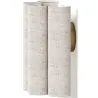 Wandlamp met stoffen kap en verouderde gouden structuur - Treya image 7