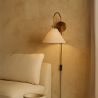 Vintage Gouden Wandlamp met Stekker en Schakelaar - Boly image 7