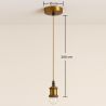 Hanglamp Kabel in Antiek Goud met Verstelbare Hoogte - Berrey image 7