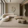 Groot Vloerkleed met Eigentijds en Modern Design - Beige (300x400 cm) - Harbor image 7