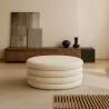 Moderne Ottoman Met Opbergruimte Bekleed In Boucléstof Multifunctioneel Als Salontafel - Dass image 7