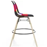 Barkruk - Patchwork bekleding - Scandinavisch ontwerp en houten poten - Skögur image 7