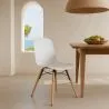Eetkamerstoel met poten van natuurlijk hout – Moderne stijl en functionaliteit -Broly image 7