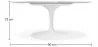 Ronde eettafel in marmer 90cm - Tuli image 7