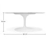 Ronde eettafel in marmer 90cm - Tuli image 7