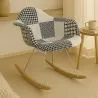 Schommelstoel Nordic-style Patchwork– Bekleed met Stof – Patchwork Sam  image 7