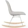 Schommelstoel Modern Stof Bekleed voor Volwassenen - Stalen en Houten Poten - Skögur image 7
