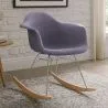 Schommelstoel Moderne Stof Bekleed – Nordic Stijl - Nordika image 7