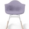 Schommelstoel Moderne Stof Bekleed – Nordic Stijl - Nordika image 7