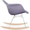 Schommelstoel Moderne Stof Bekleed – Nordic Stijl - Nordika image 7