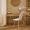 Eetkamerstoel Scandinavisch gestoffeerd in bouclé – Eetkamer of bureau - Skögur image 7