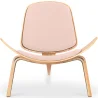 Design fauteuil - Scandinavische fauteuil - Stoffen bekleding - Perzik - Lucy image 7