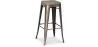 Industriële Ontwerp Barkruk - Hout & Staal - 76cm - Stylix image 7