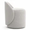 Kruk Laag Rond – Beklede Zitting met Rugleuning – Yaby image 7