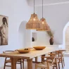 Hanglamp Natuurlijke Touw en Metaal – Boho Stijl – Handgemaakt Ontwerp – Lorena image 7