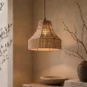 Hanglamp Natuurlijke Touw en Metaal – Boho Stijl – Handgemaakt Ontwerp – Lorena image 7