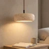 Plafondhanglamp – Hout & Travertin – Marguerite image 7