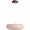 Plafondhanglamp – Hout & Travertin – Marguerite image 7