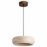 Plafondhanglamp – Hout & Travertin – Marguerite image 7