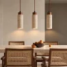 Plafondlamp Hanglamp Hout & Travertin - Élodie image 7