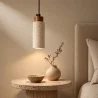 Plafondlamp Hanglamp Hout & Travertin - Élodie image 7