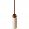 Plafondlamp Hanglamp Hout & Travertin - Élodie image 7