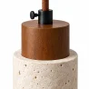 Plafondlamp Hanglamp Hout & Travertin - Élodie image 7