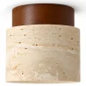 Plafondlamp – Opbouw – Hout & Travertin – Léonie image 7