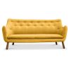 Linnen Gestoffeerde Sofa - Scandinavische Stijl - 3 zits - Poetes image 7