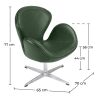 Fauteuil met armleggers - Gestoffeerd in Kunstleer - Svin image 7