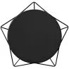 Ronde verstelbare bijzettafel - industrieel ontwerp - metaal - Diamond image 7