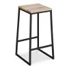 Industriële Design Kruk - Hout & Metaal - 76cm - Big Boy image 7