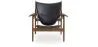 Design Fauteuil met Armleggers - Hout en Leder - Kapitein image 7