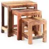 Pack x3 Stapelbare salontafel - Hout - Seaside image 7