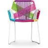 Buitenstoel met armleuningen - Tuinstoel - Multicolour - Frony image 7