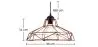 Industrieel ontwerp plafondlamp - Retro hanglamp - Nova image 7