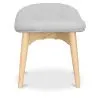 Met linnen beklede poef - Scandinavisch design - Hout - Kontor image 7