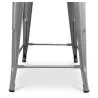 Barkruk met rugleuning - Hout & Staal - 60 cm - Stylix image 7
