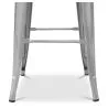 Industriële Design Barkruk met Rugleuning - Hout & Staal - 76cm - Stylix image 7