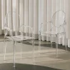 Transparante Eetkamerstoel - Ontwerp met Armleuningen - Victoria Queen image 7