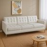 Sofa gestoffeerd in leder - 3 zits - Konel image 7