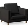 Fauteuil met armleuningen - Bekleed in leer - Mattathais image 7
