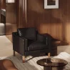 Fauteuil met armleuningen - Bekleed in leer - Mattathais image 7
