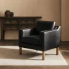 Fauteuil met armleuningen - Bekleed in leer - Mattathais image 7