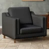 Fauteuil met armleuningen - Bekleed in leer - Mattathais image 7